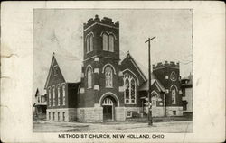 Methodist Church New Holland, OH Postcard Postcard