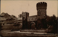 Eden Park - Elsinore Entrance Cincinnati, OH Postcard Postcard