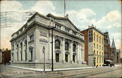 Hamilton County Memorial Building Postcard