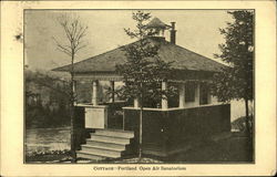 Cottage - Portland Open Air Sanitorium Oregon Postcard Postcard