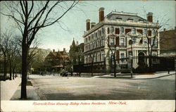 Riverside Drive showing Bishop Potter's Residence Postcard