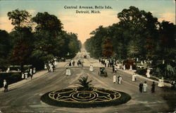 Central Avenue, Belle Isle Postcard