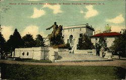 Statue of General Philip Henry Sheridan, by Butzon Borglum, Washington, D. C District Of Columbia Washington DC Postcard Postcard