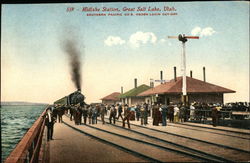 Midlake Station, Southern Pacific Co's Ogden Lucin cut-off Postcard