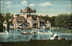 Pavilion, Belle Isle Postcard