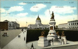 Civic Center Postcard