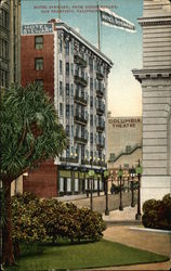 Hotel Stewart from Union Square Postcard