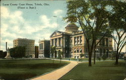 Lucas County Court House Postcard