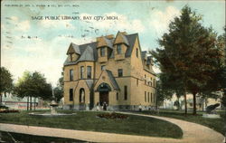 Sage Public Library Postcard