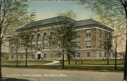 Eastern High School Detroit, MI Postcard Postcard