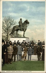 General Forest Monument Postcard