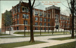 New High School, No. 172 Postcard