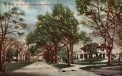 St. Charles Avenue New Orleans, LA Postcard Postcard