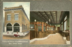 Midland National Bank Newton, KS Postcard Postcard