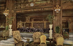 Hotel La Salle - Office and Clerk's Desk Postcard