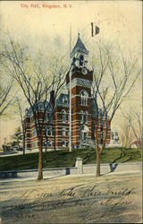 City Hall Kingston, NY Postcard Postcard