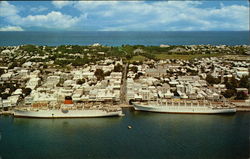 Cruise Ships Franconia and Olympia Hamilton, Bermuda Postcard Postcard