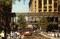 Nicollet Mall Minneapolis, MN Postcard Postcard