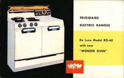 Frigidaire Electric Ranges- De Luxe Model RO-60 with new "Wonder Oven" Dayton, OH Advertising Postcard Postcard