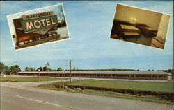 Manistique Motel Hotels Postcard Postcard