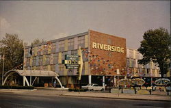 Riverside Motor Inn Postcard