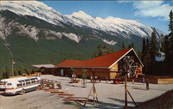 The Lower Terminal Building of the Banff Sulphur Mountain Gondola Lift Postcard