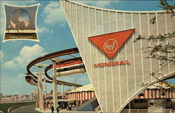 The Monorail, New York World's Fair 1964-1965 Queens, NY 1964 NY Worlds Fair Postcard Postcard