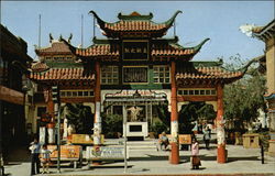 Entrance to Chinatown Los Angeles, CA Postcard Postcard