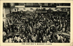 The Nation's Market Place, New York Stock Exchange, 20 Broad St Postcard Postcard