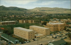 Bird's Eye View of Idaho State College Campus Postcard