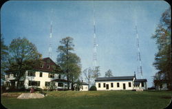 WBBR Radio Transmitter Staten Island, NY Postcard Postcard