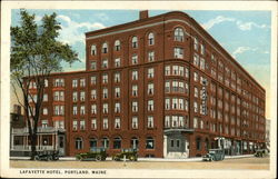 Lafayette Hotel Portland, ME Postcard Postcard