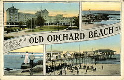 Greetings from Old Orchard Beach Postcard