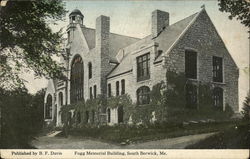 Fogg Memorial Building Postcard