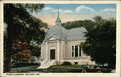 Public Library Postcard