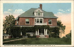 Residence of the President, University of New Hampshire Durham, NH Postcard Postcard