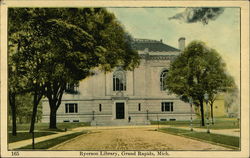 Ryerson Library Grand Rapids, MI Postcard Postcard