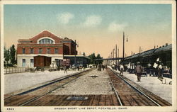 Oregon Short Line Depot, Pocatello, Idaho Postcard Postcard