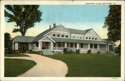 Country Club, Mattoon, Ill Postcard