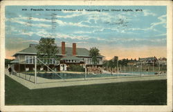 Franklin Recreation Pavillion and Swimming Pool, Grand Rapids, Mich Michigan Postcard Postcard