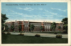 Educational Building, University of Michigan Postcard