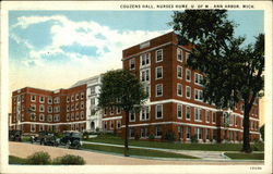 University of Michigan, Nurses Home - Couzens Hall Postcard