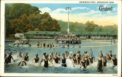 Brookside Park - Swimming Pool Postcard