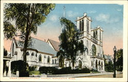 Union Congregational Church Worcester, MA Postcard Postcard