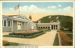 Pavilion, Mountain Park, Mt. Tom Postcard