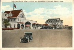 Nantasket Hotel, Pavilion and Boulevard Postcard