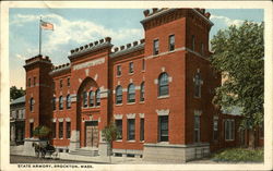 State Armory Brockton, MA Postcard Postcard