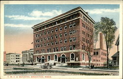 YMCA Building Brockton, MA Postcard Postcard