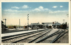 Railway Station Ayer, MA Postcard Postcard