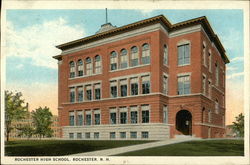 Rochester High School New Hampshire Postcard Postcard